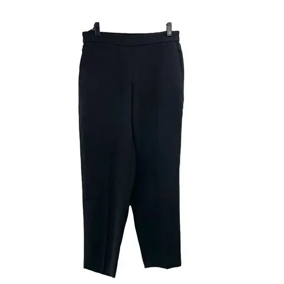 J. Crew Jamie pants with elastic waist Size 8‎ black - Picture 2 of 8